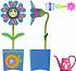 Интерактивная игрушка - Волшебный цветок с заколкой для волос и волшебным жучком  - миниатюра №1